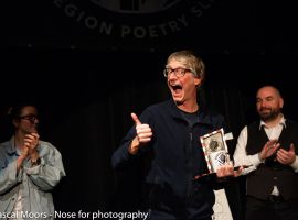 Borderlines – Euregion Poetry Slam: De grote finale op 22 november 2019 in het Ludwig Forum Aken. Markim Pause (1e plaats). Foto: © Pascal Moors.