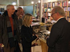 Rencontre littéraire avec l'écrivain Stefan Hertmans le 20 février dans la librairie Livre aux Trésors à Liège. Modération : Olivier Verschueren.