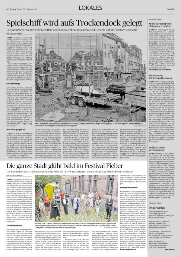 29.06.2021, Aachener Zeitung, Seite 15